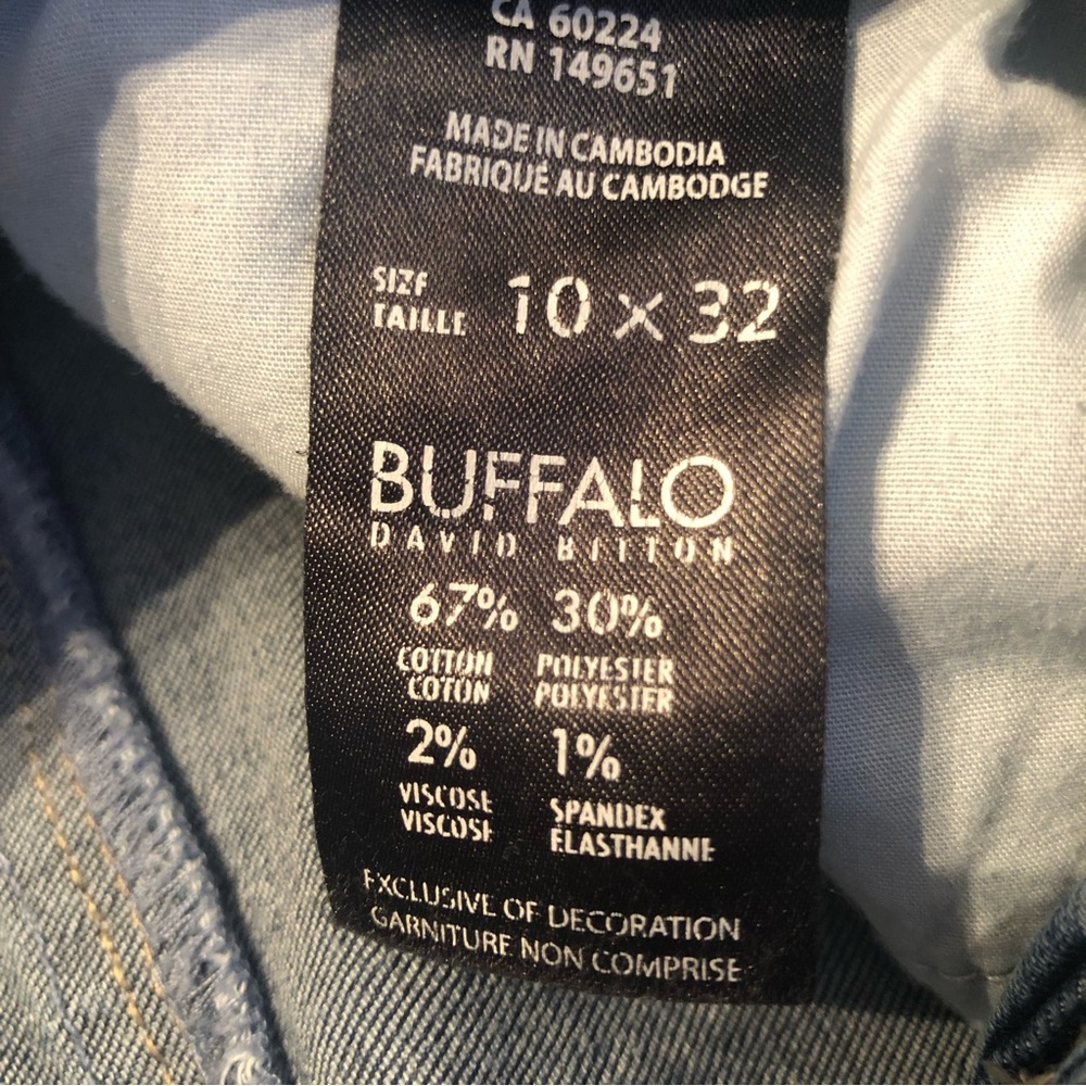Buffalo Mid Rise Straight Boulevard Jeans - Picture 7 of 7